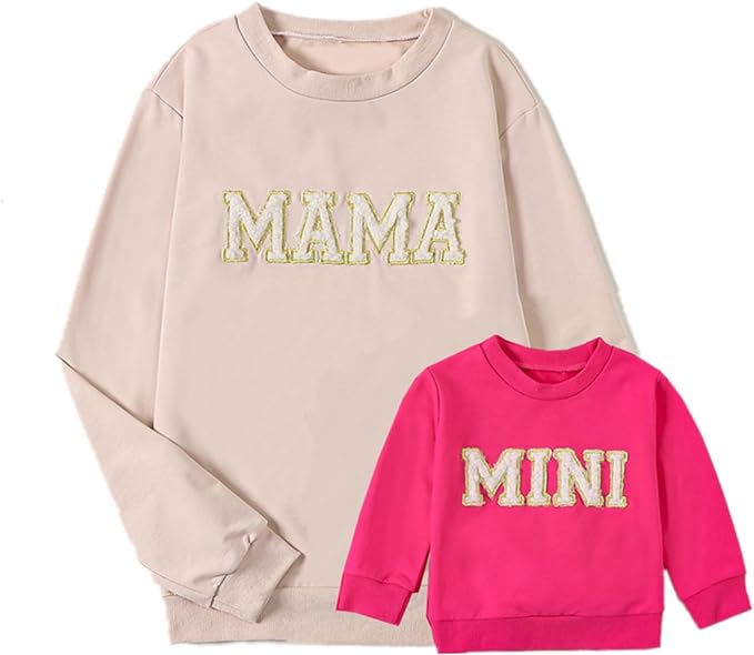 PRE-ORDER: Mini & Mama Sweatshirt Set